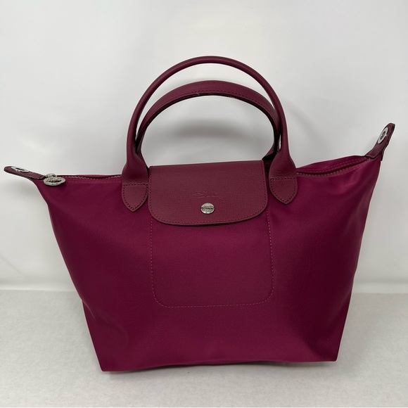 Longchamp Le PLIAGE NEO Small Burgundy- Pink Colour - Picture 11 of 13